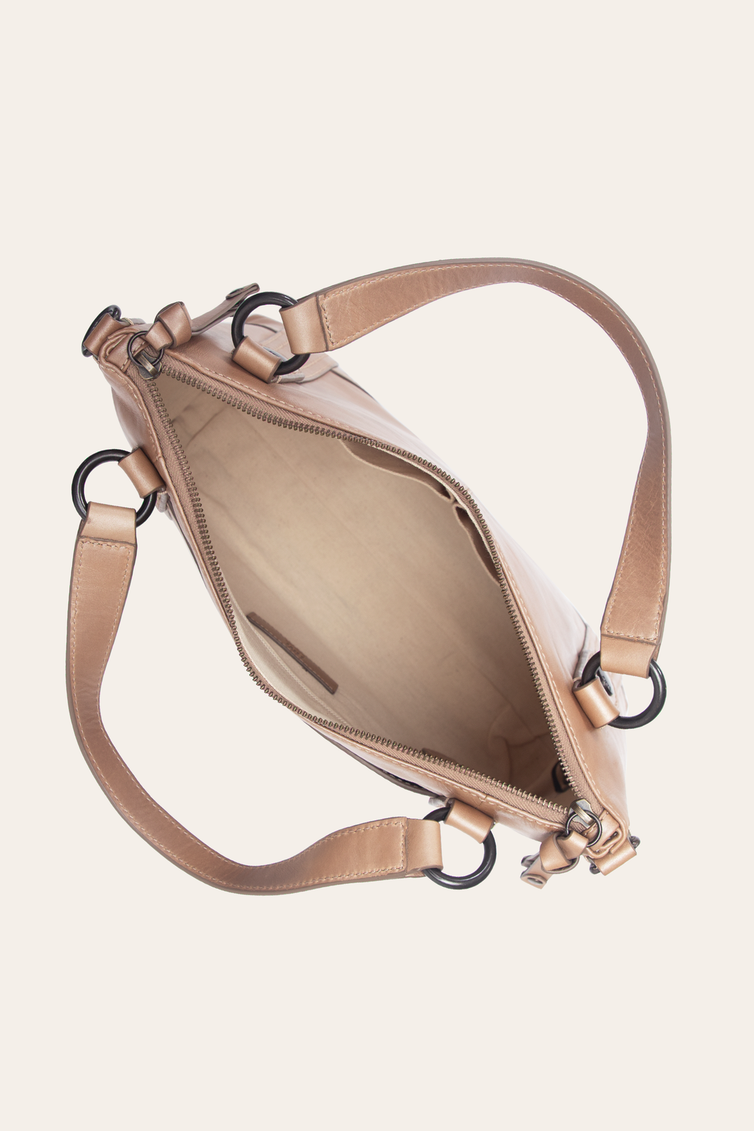 Frye Light Bronze Melissa Medium Satchel / Light Bronze