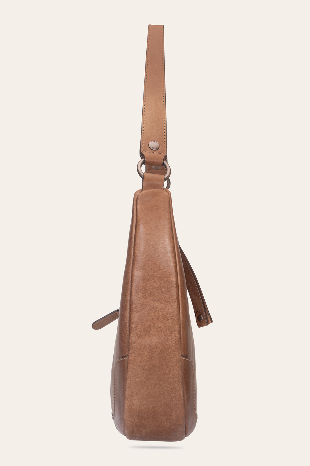 Frye Melissa Beige Crescent Hobo / Beige