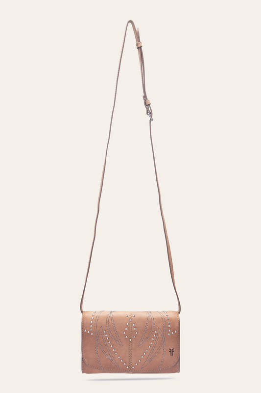 Frye Sara Beige Wallet Crossbody / Beige