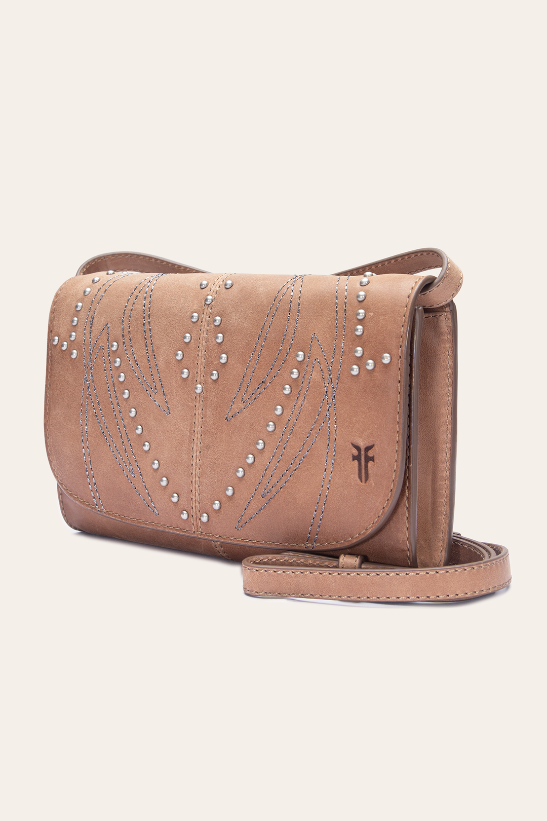 Frye Sara Beige Wallet Crossbody / Beige