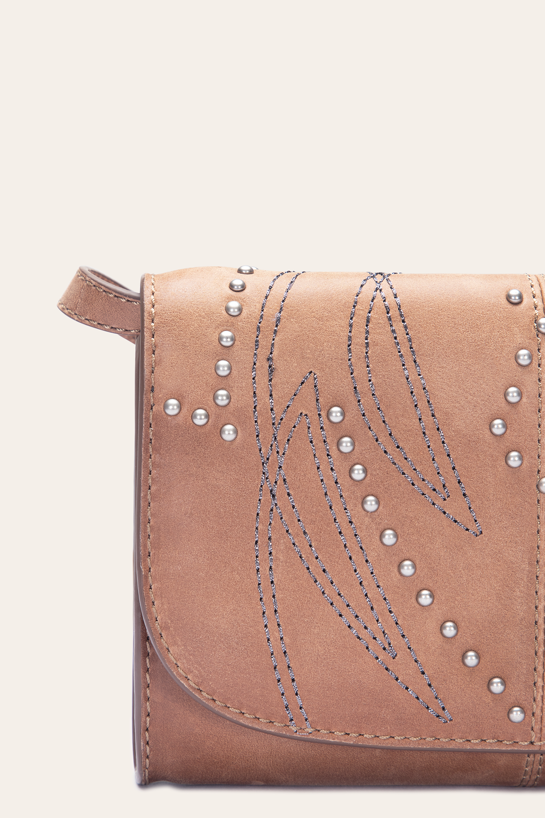 Frye Sara Beige Wallet Crossbody / Beige