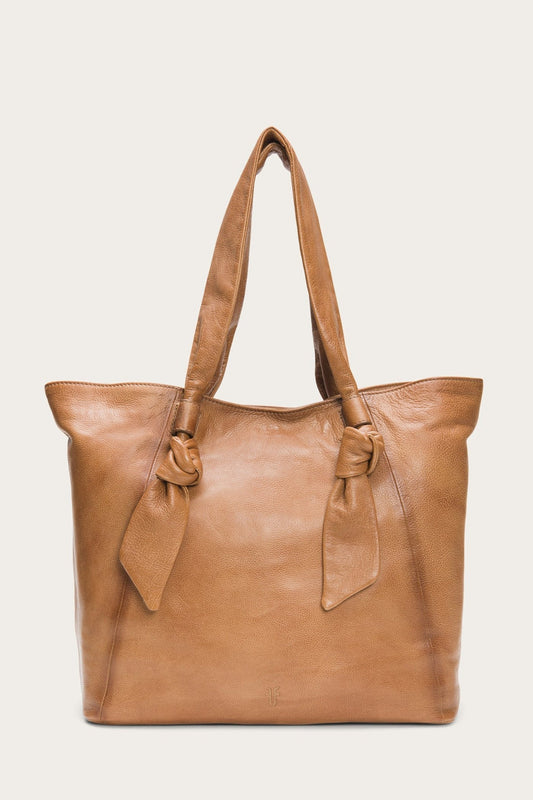Frye Nora Beige Knotted Tote / Beige