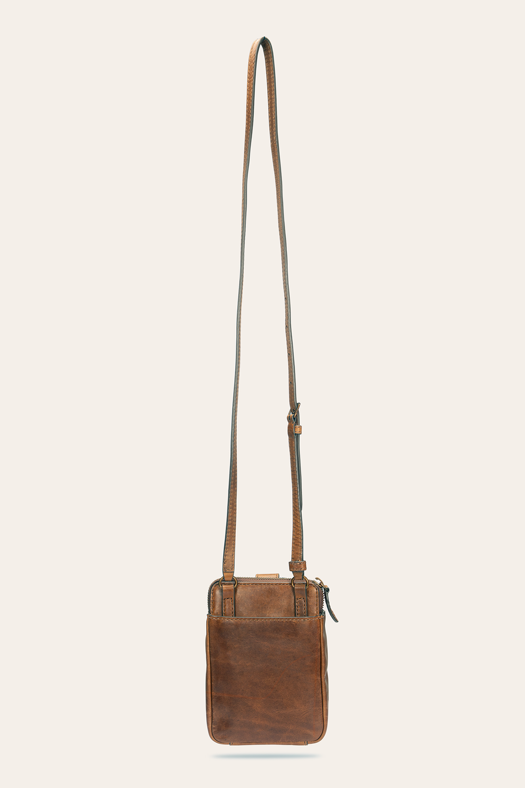 Frye Melissa Cognac Phone Crossbody / Cognac