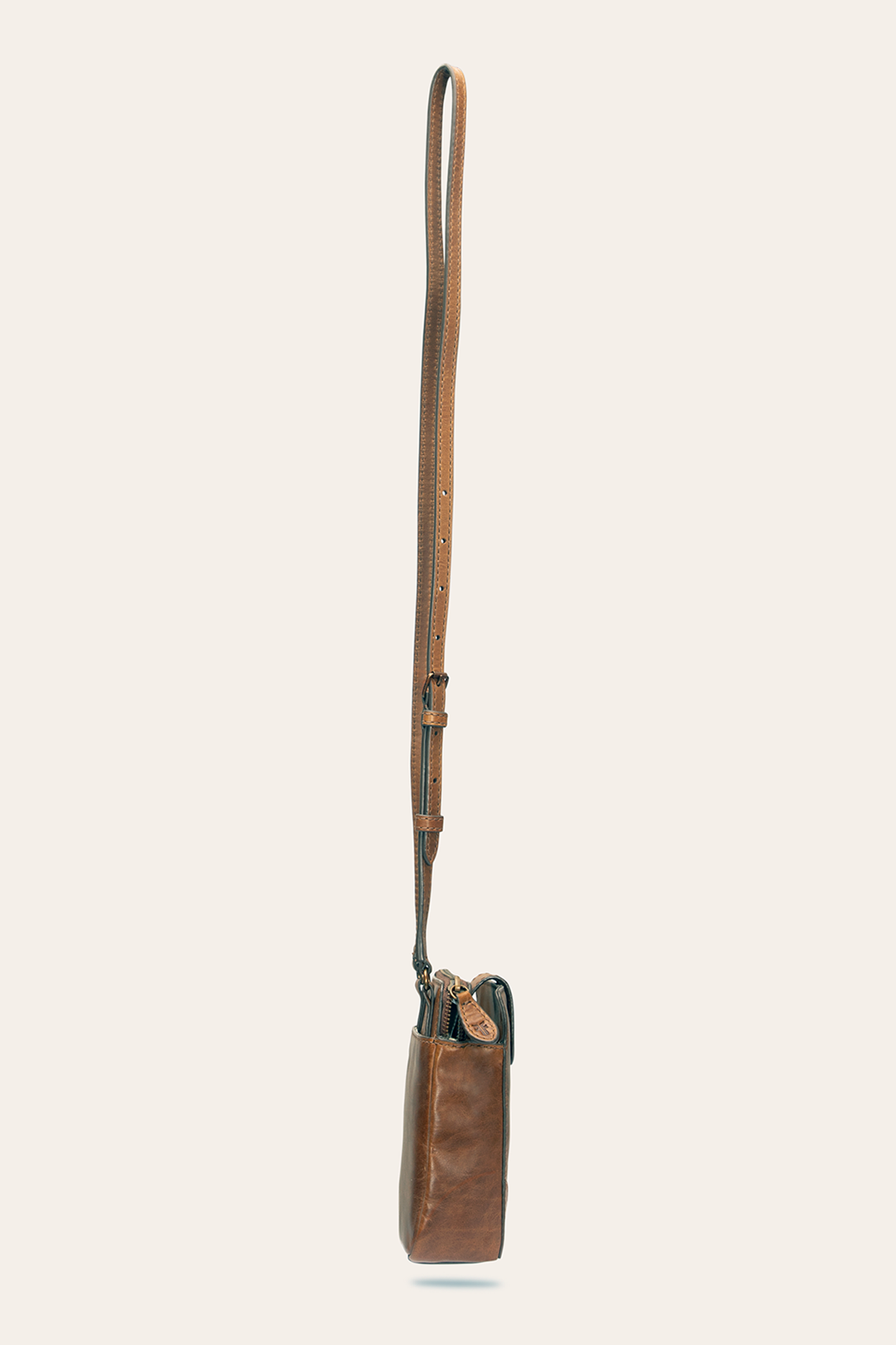 Frye Melissa Cognac Phone Crossbody / Cognac