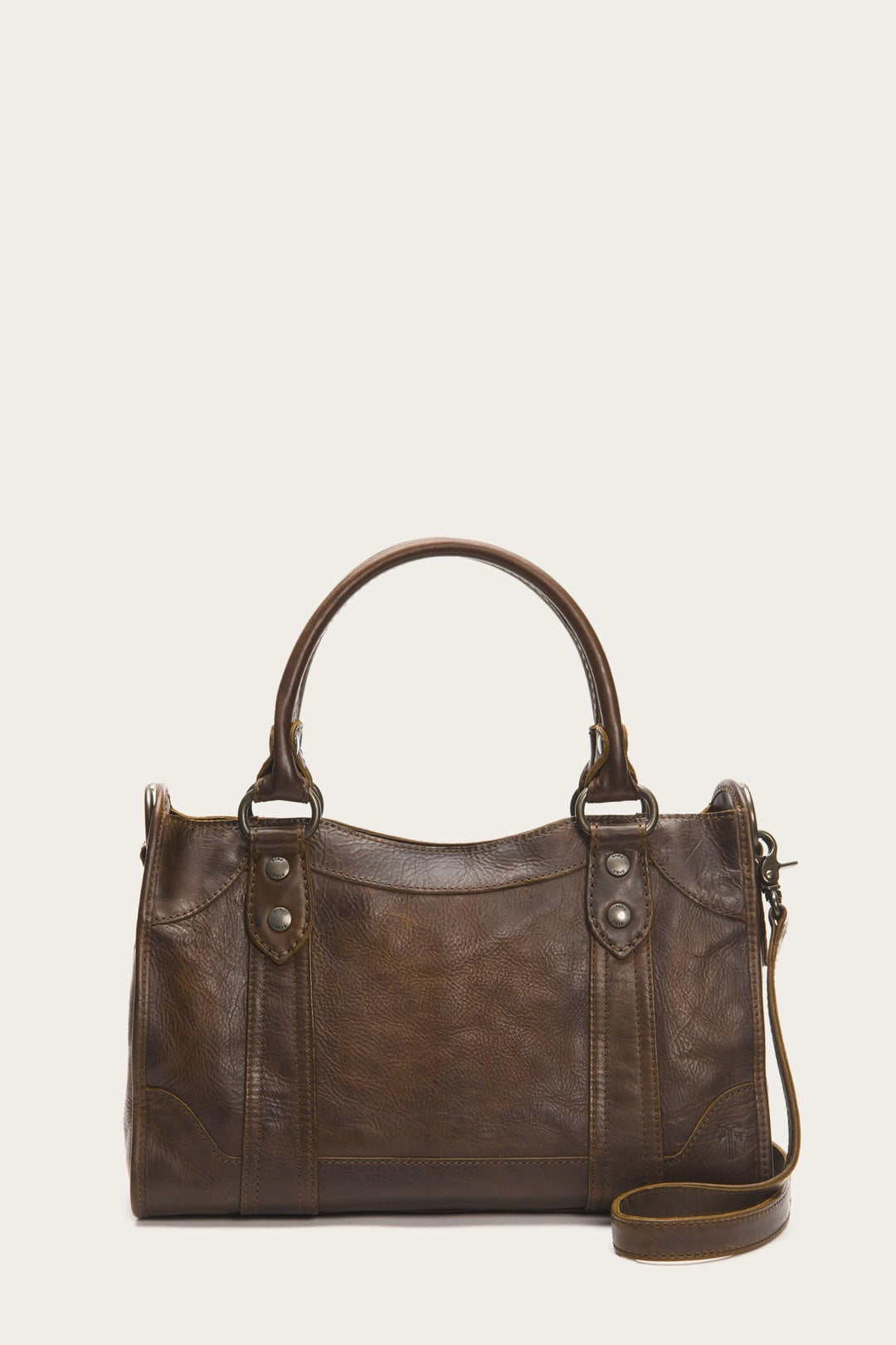 Frye Melissa Dark Brown Satchel / Dark Brown