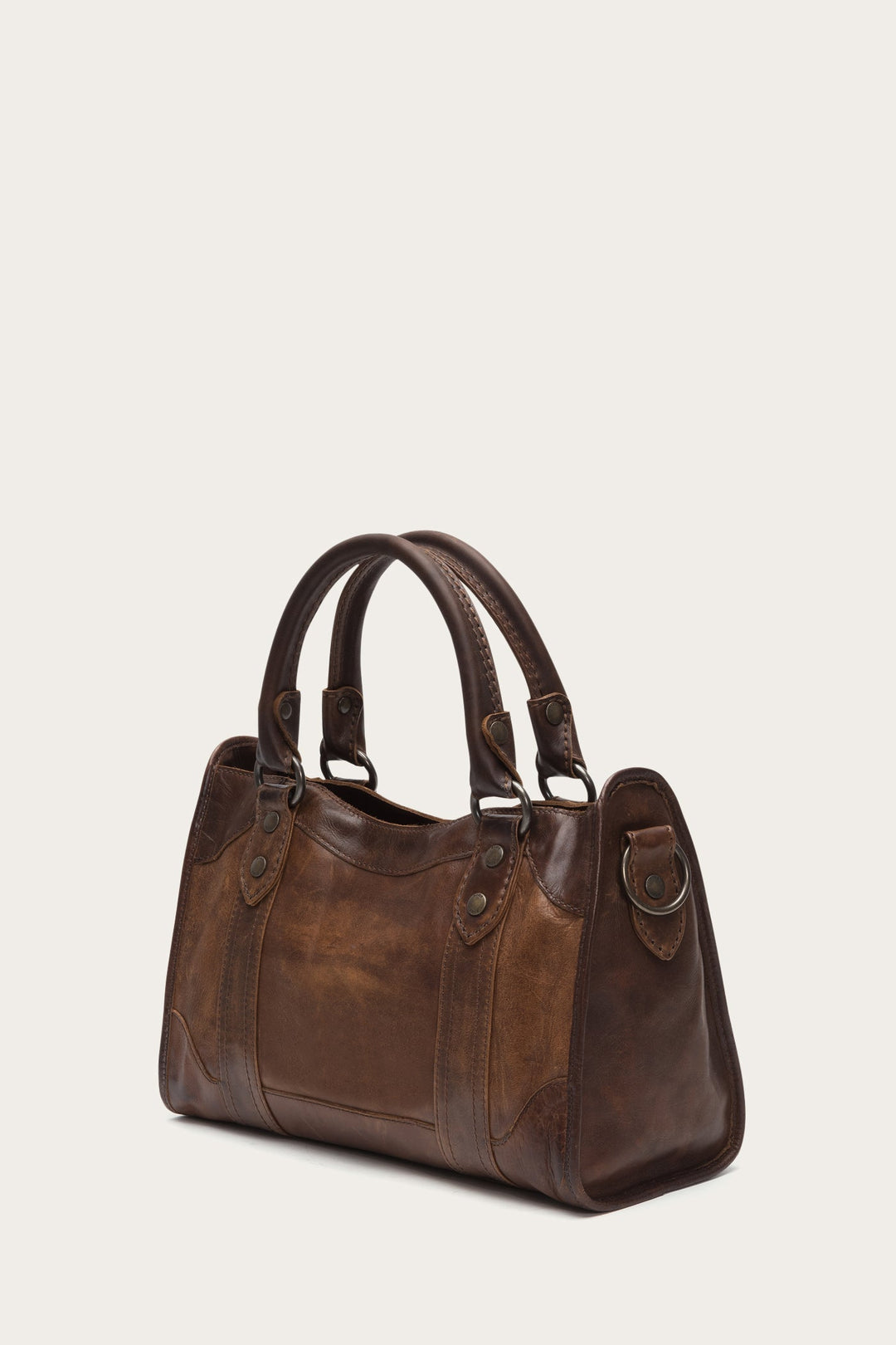 Frye Melissa Dark Brown Satchel / Dark Brown