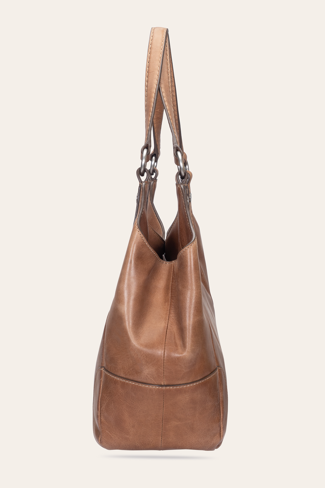 Frye Melissa Four Poster in Beige / Beige