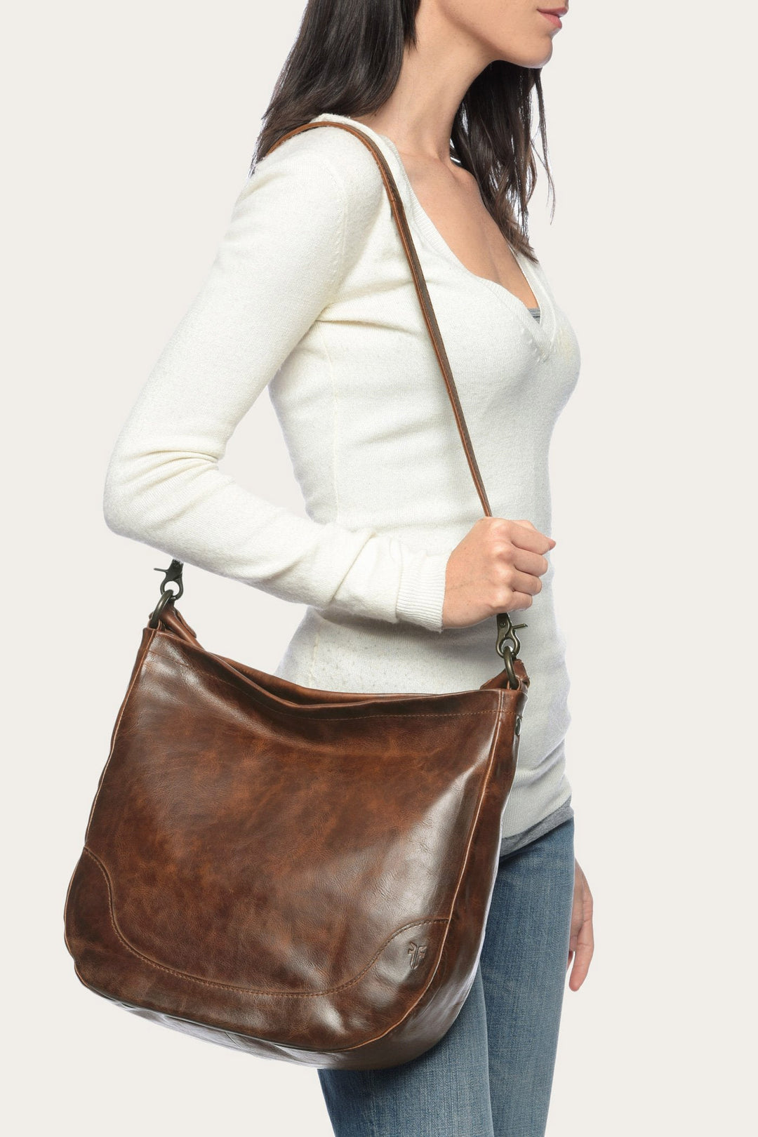 Frye Melissa Cognac Hobo / Cognac