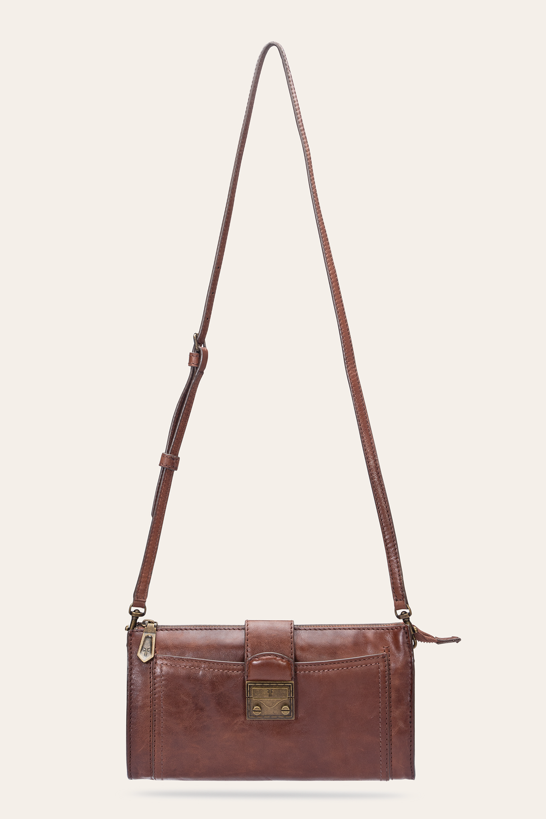 Frye Alex Cognac Crossbody Clutch / Cognac