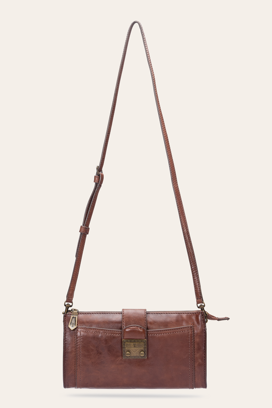 Frye Alex Cognac Crossbody Clutch / Cognac