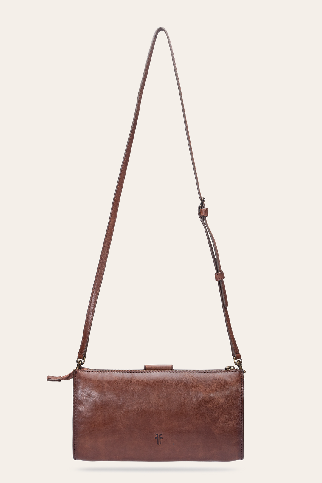 Frye Alex Cognac Crossbody Clutch / Cognac