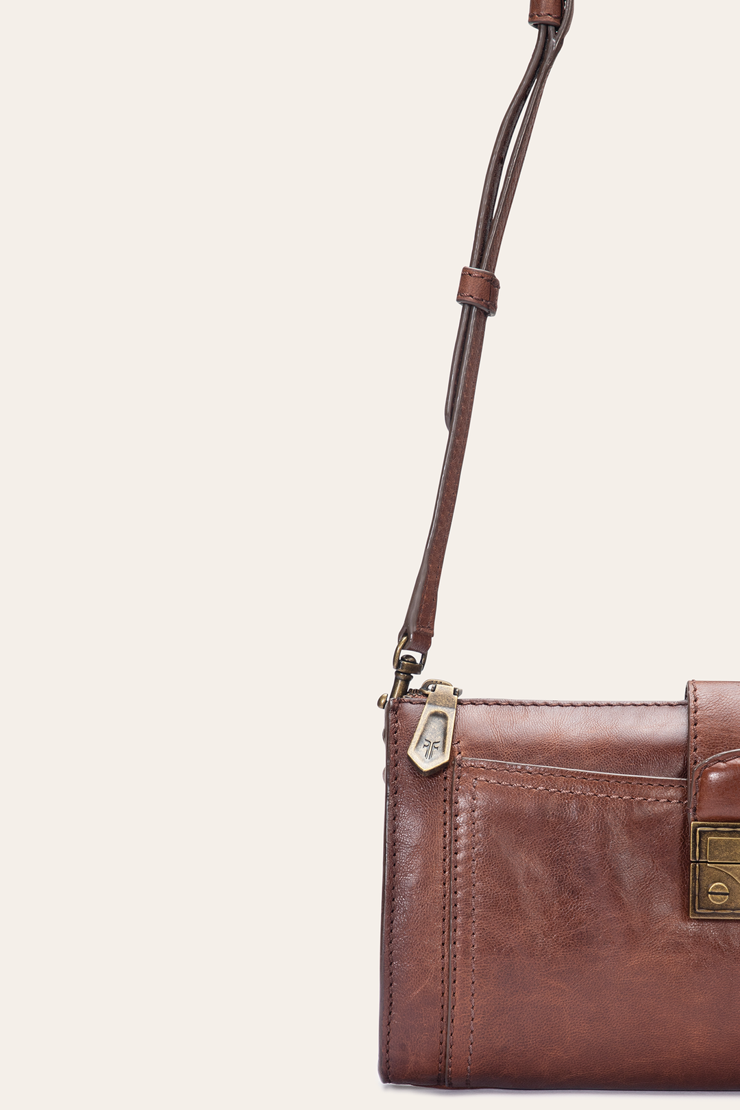 Frye Alex Cognac Crossbody Clutch / Cognac