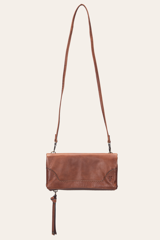 Frye Melissa Cognac Crossbody Clutch / Cognac
