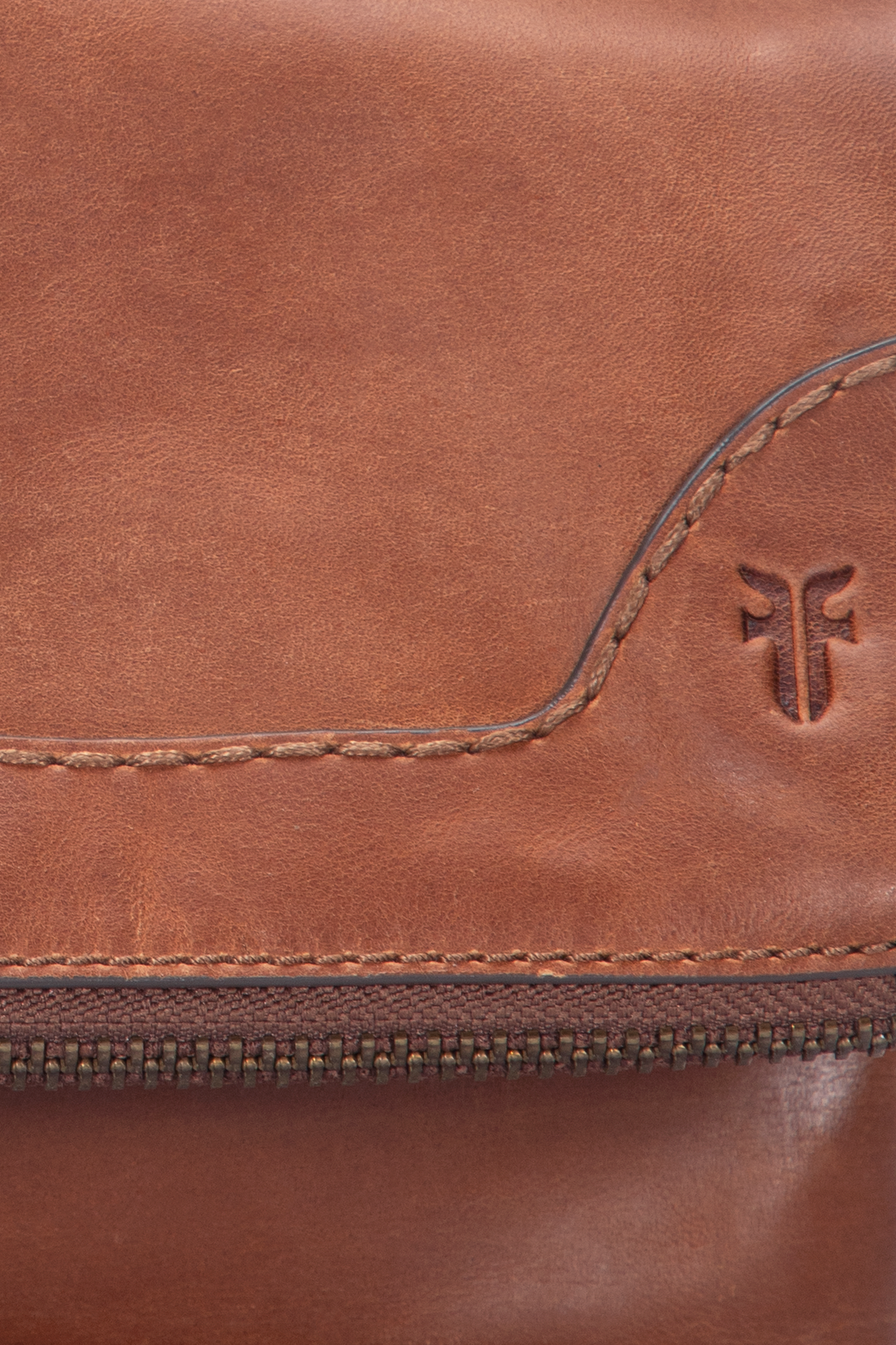 Frye Melissa Cognac Crossbody Clutch / Cognac
