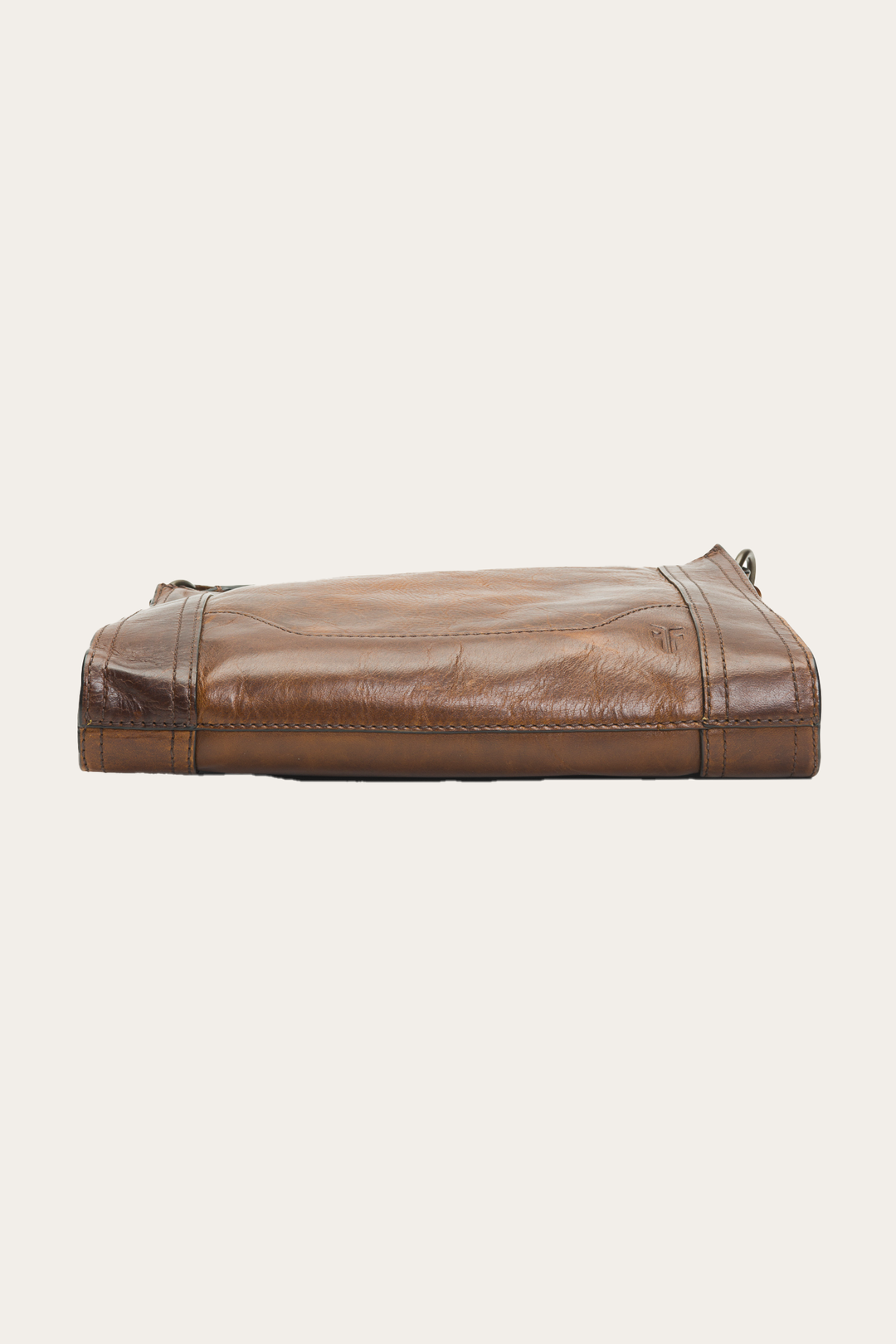 Frye Melissa Zip Crossbody in Dark Brown / Dark Brown
