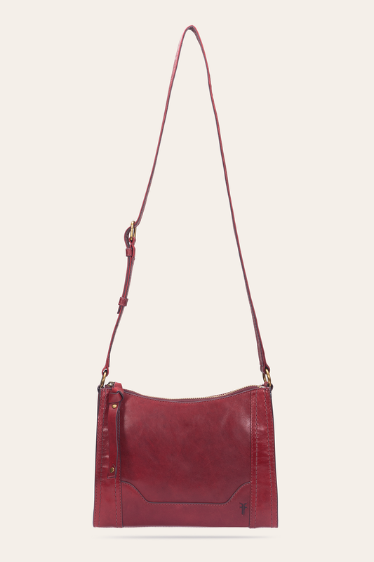 Frye Berry Lacquer Melissa Zip Crossbody / Berry Lacquer