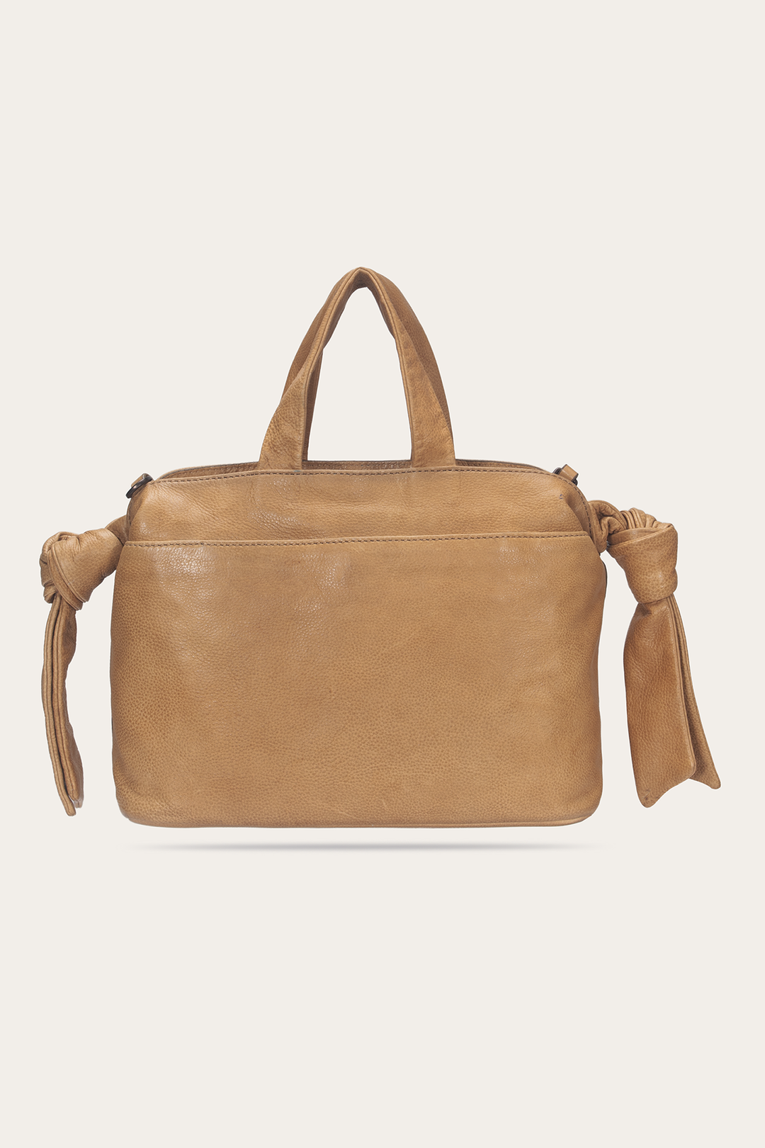 Frye Beige Nora Knotted Satchel / Beige