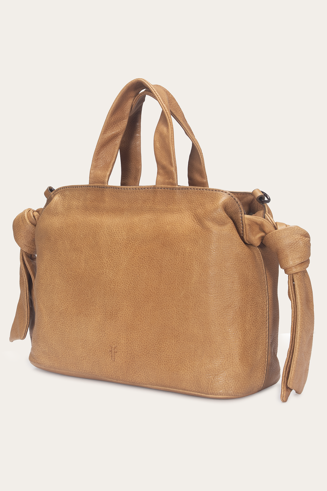 Frye Beige Nora Knotted Satchel / Beige