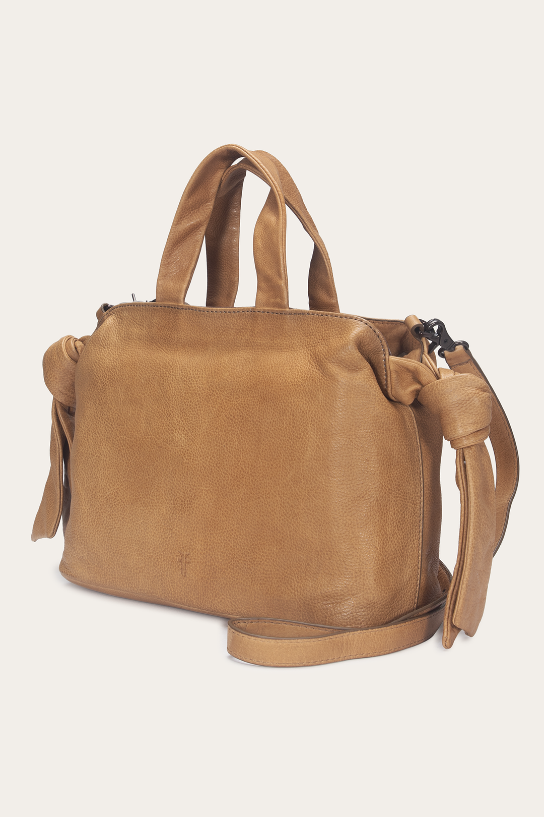 Frye Beige Nora Knotted Satchel / Beige