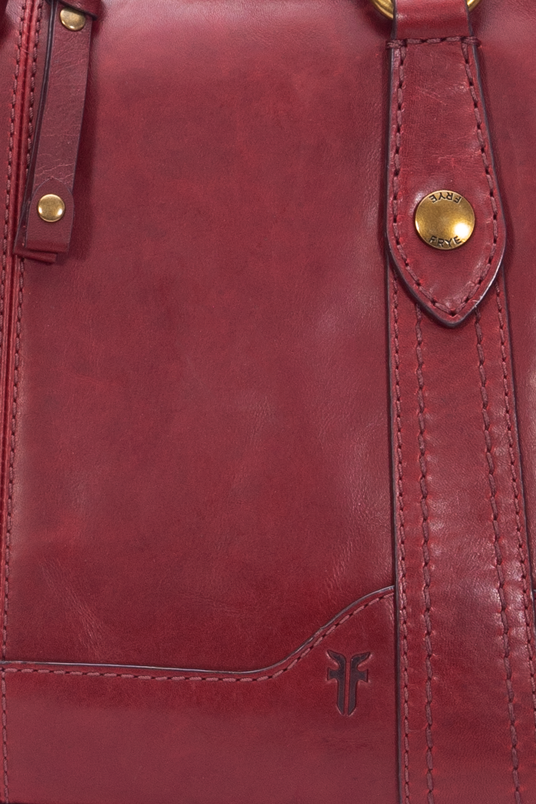 Frye Berry Lacquer Melissa Medium Satchel / Berry Lacquer