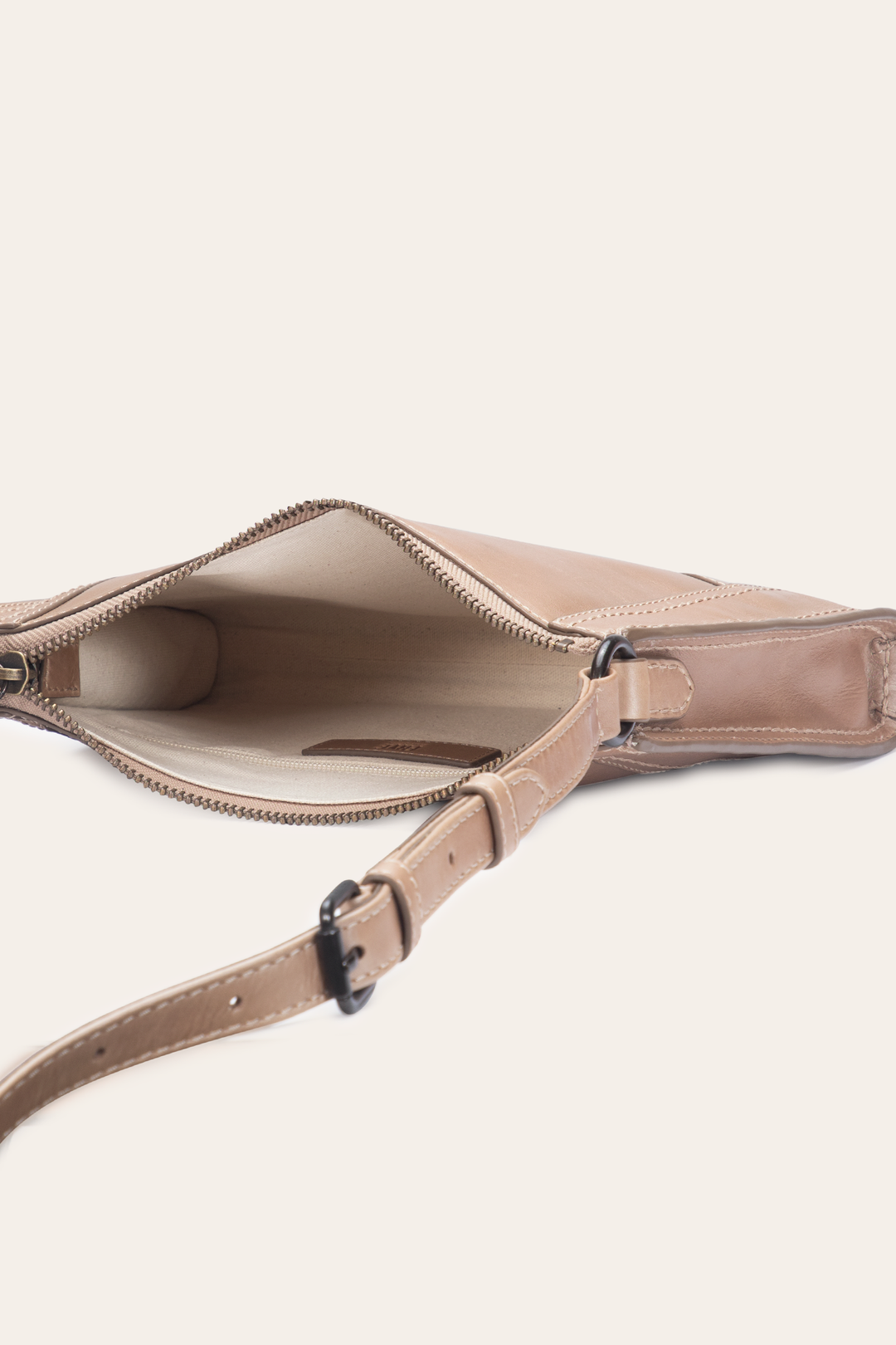 Frye Light Bronze Melissa Zip Crossbody / Light Bronze