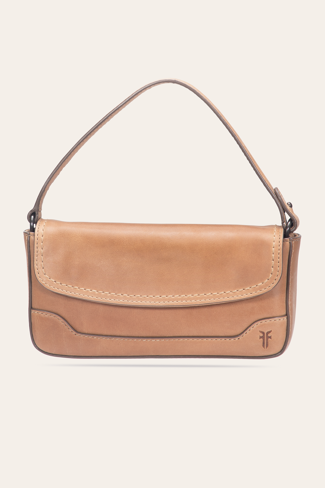 Frye Beige Melissa Convertible Mini Flap / Beige