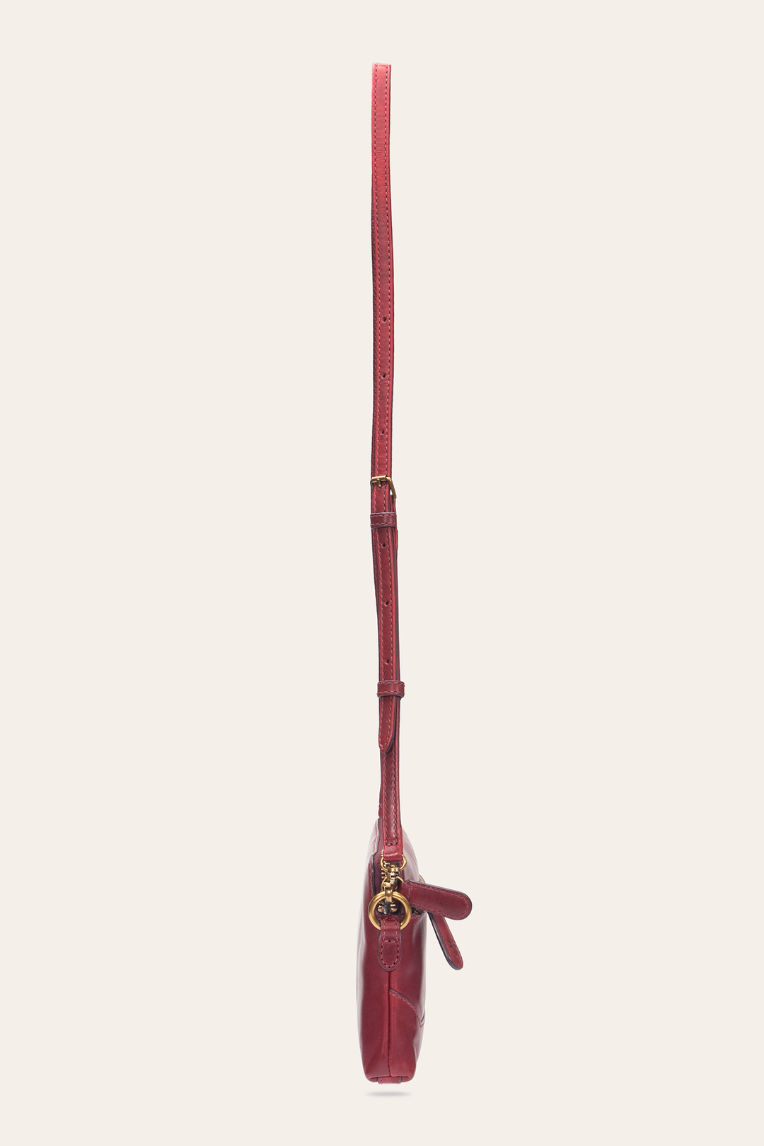 Frye Berry Lacquer Melissa Crossbody Wristlet / Berry Lacquer