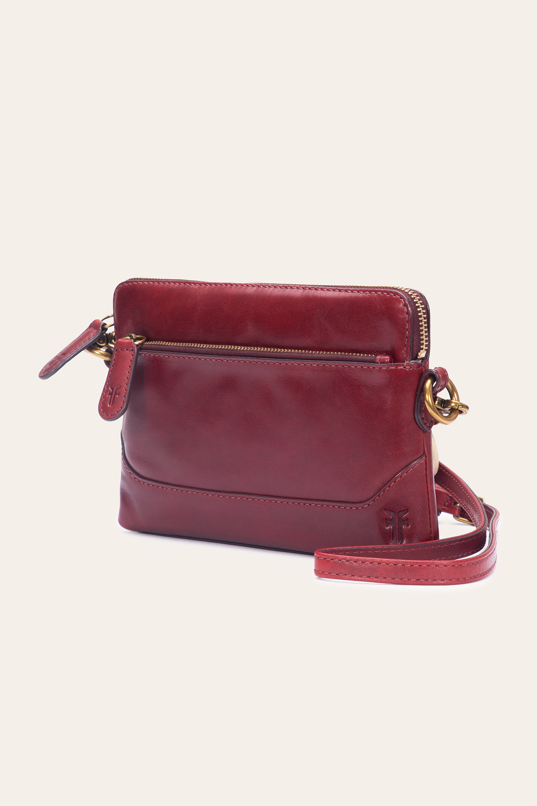 Frye Berry Lacquer Melissa Crossbody Wristlet / Berry Lacquer