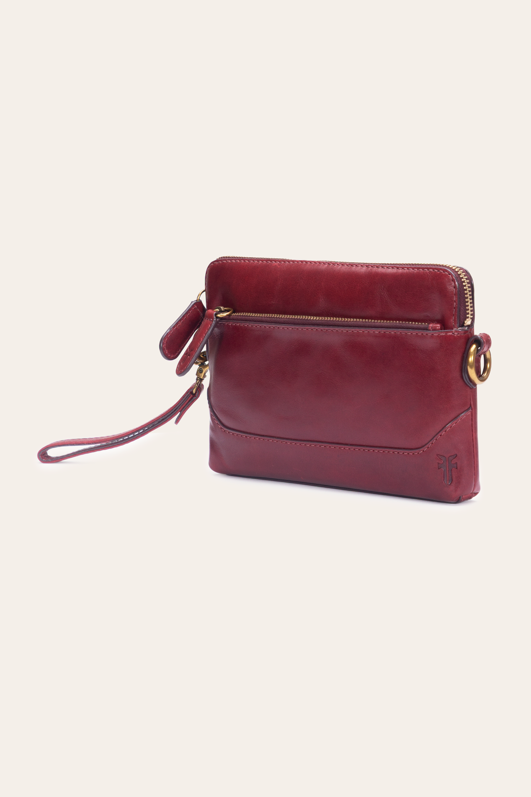 Frye Berry Lacquer Melissa Crossbody Wristlet / Berry Lacquer