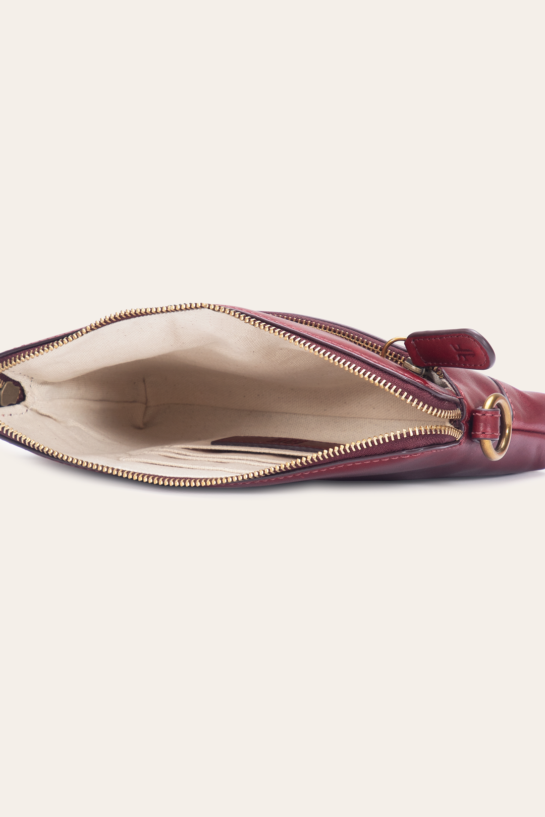 Frye Berry Lacquer Melissa Crossbody Wristlet / Berry Lacquer