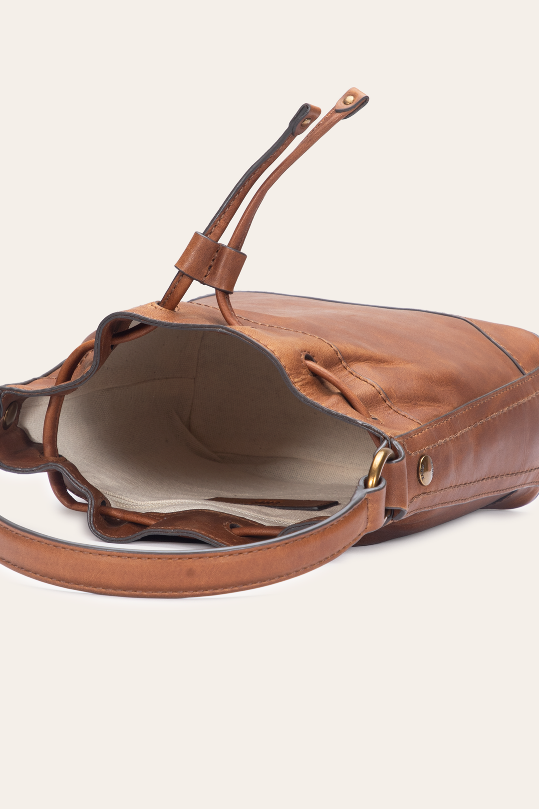 Frye Cognac Melissa Convertible Bucket / Cognac