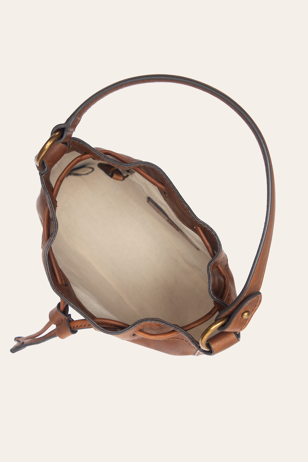 Frye Cognac Melissa Convertible Bucket / Cognac