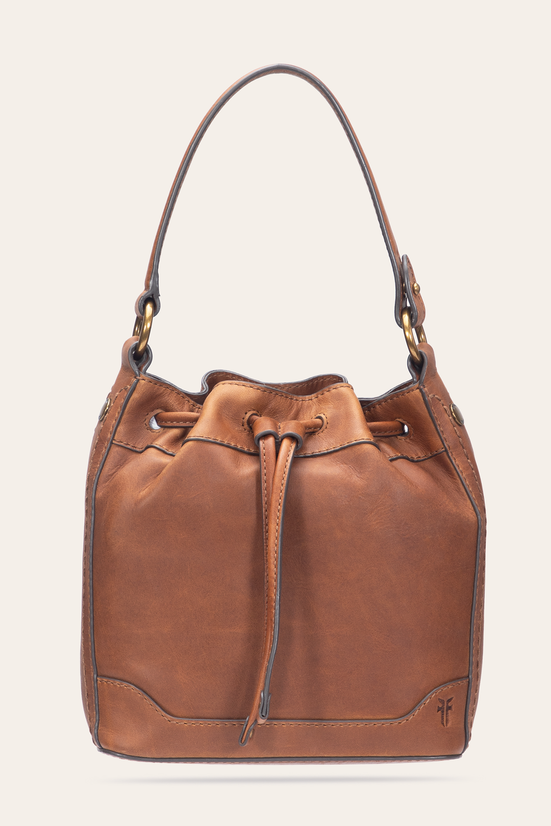 Frye Cognac Melissa Convertible Bucket / Cognac