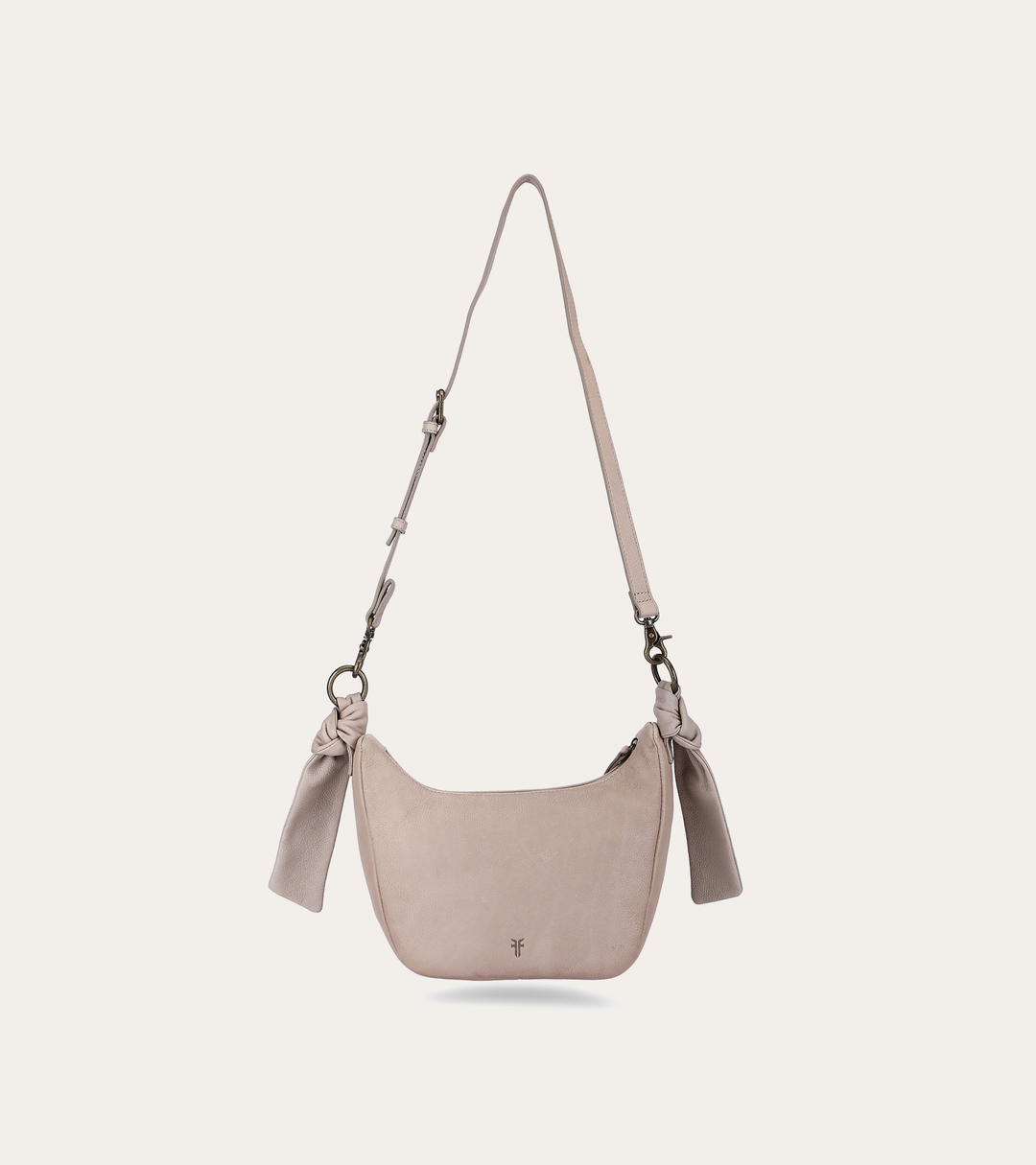 Frye Nora Cream Knotted Crossbody / Cream