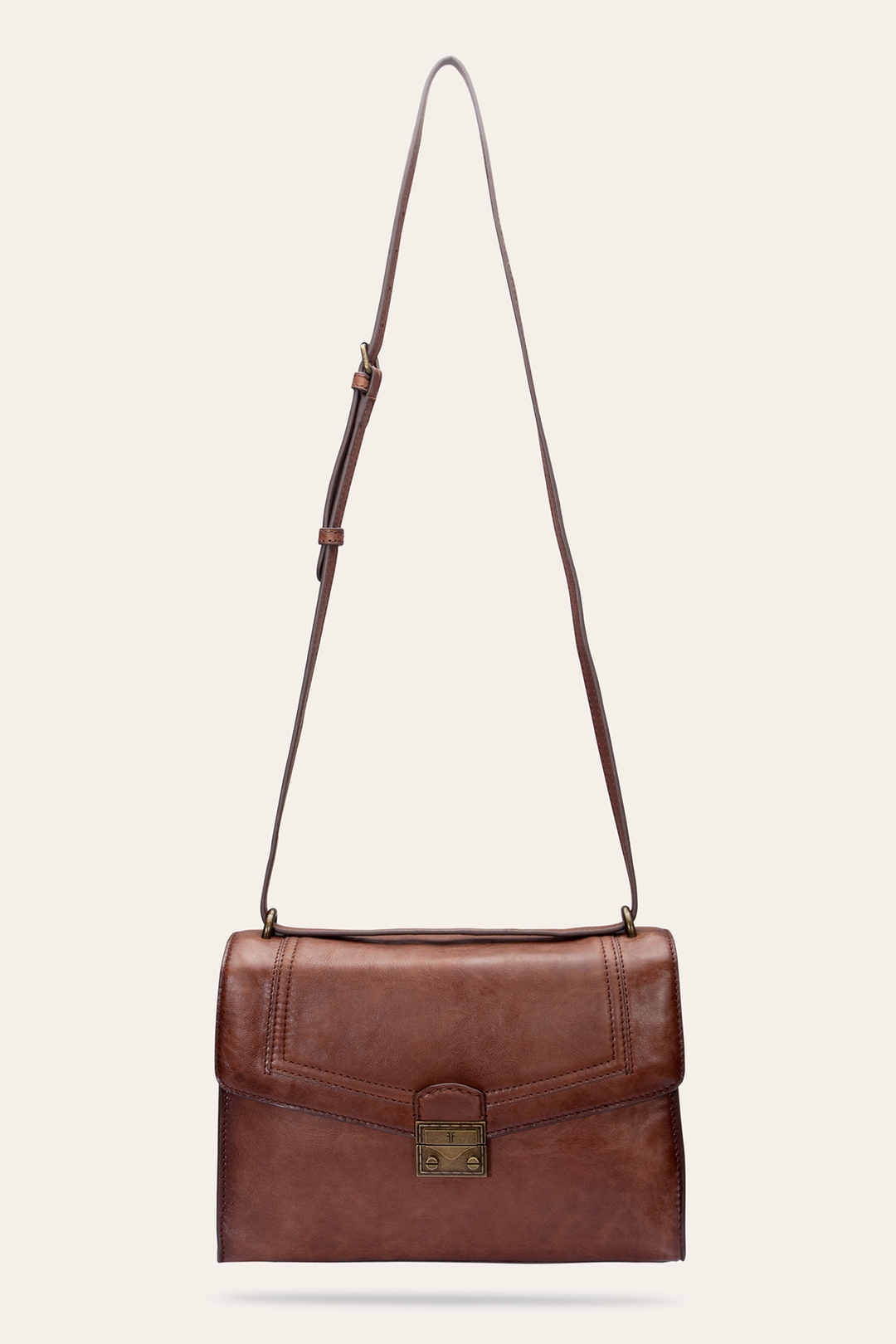 Frye Alex Cognac Flap Shoulder / Cognac