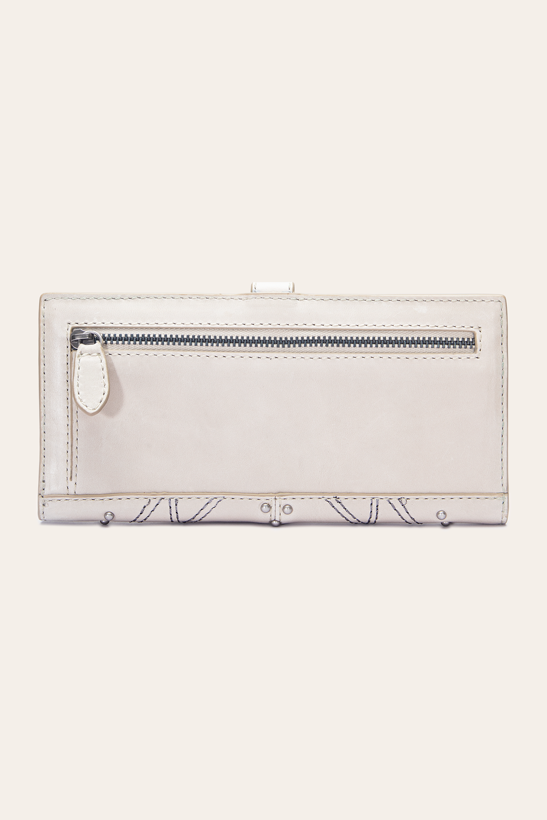 Frye Sara Oat Slim Wallet / Oat
