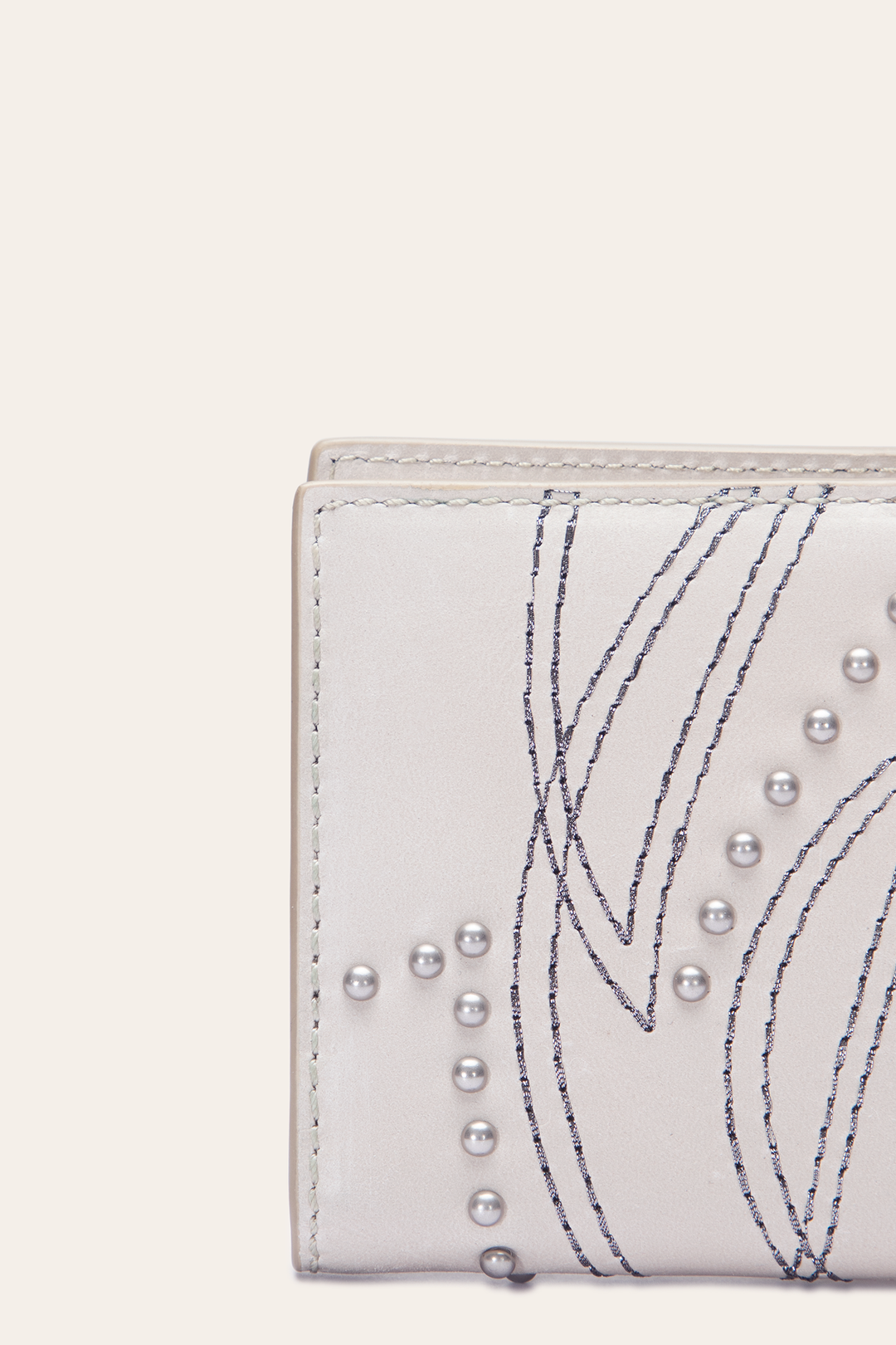 Frye Sara Oat Slim Wallet / Oat