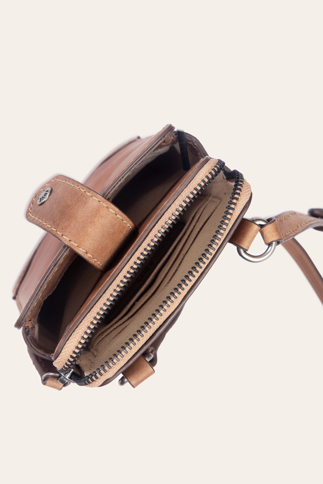 Frye Melissa Beige Phone Crossbody / Beige