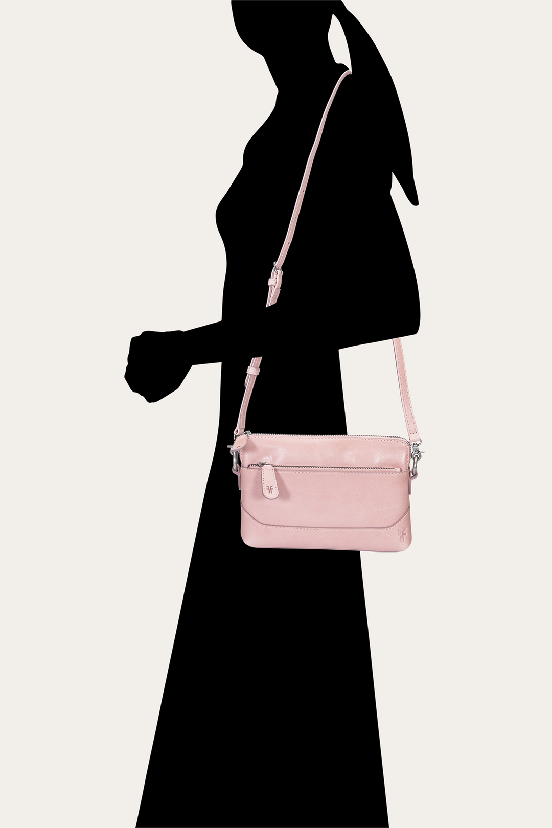 Frye Melissa Woodrose Crossbody Wristlet / Woodrose