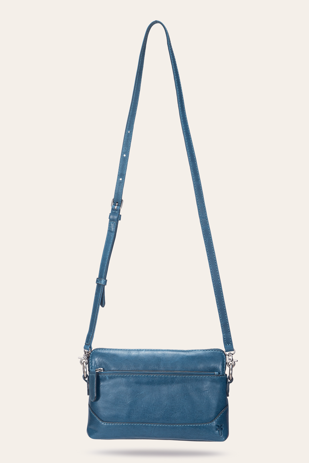Frye Melissa Steel Crossbody Wristlet / Steel