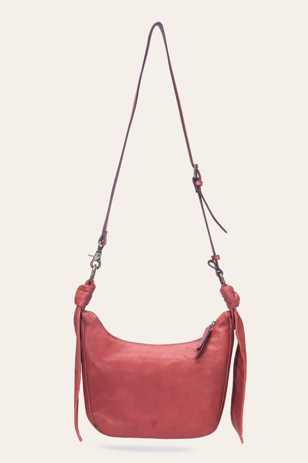 Frye Nora Knotted Crossbody in Burgundy / Burgundy