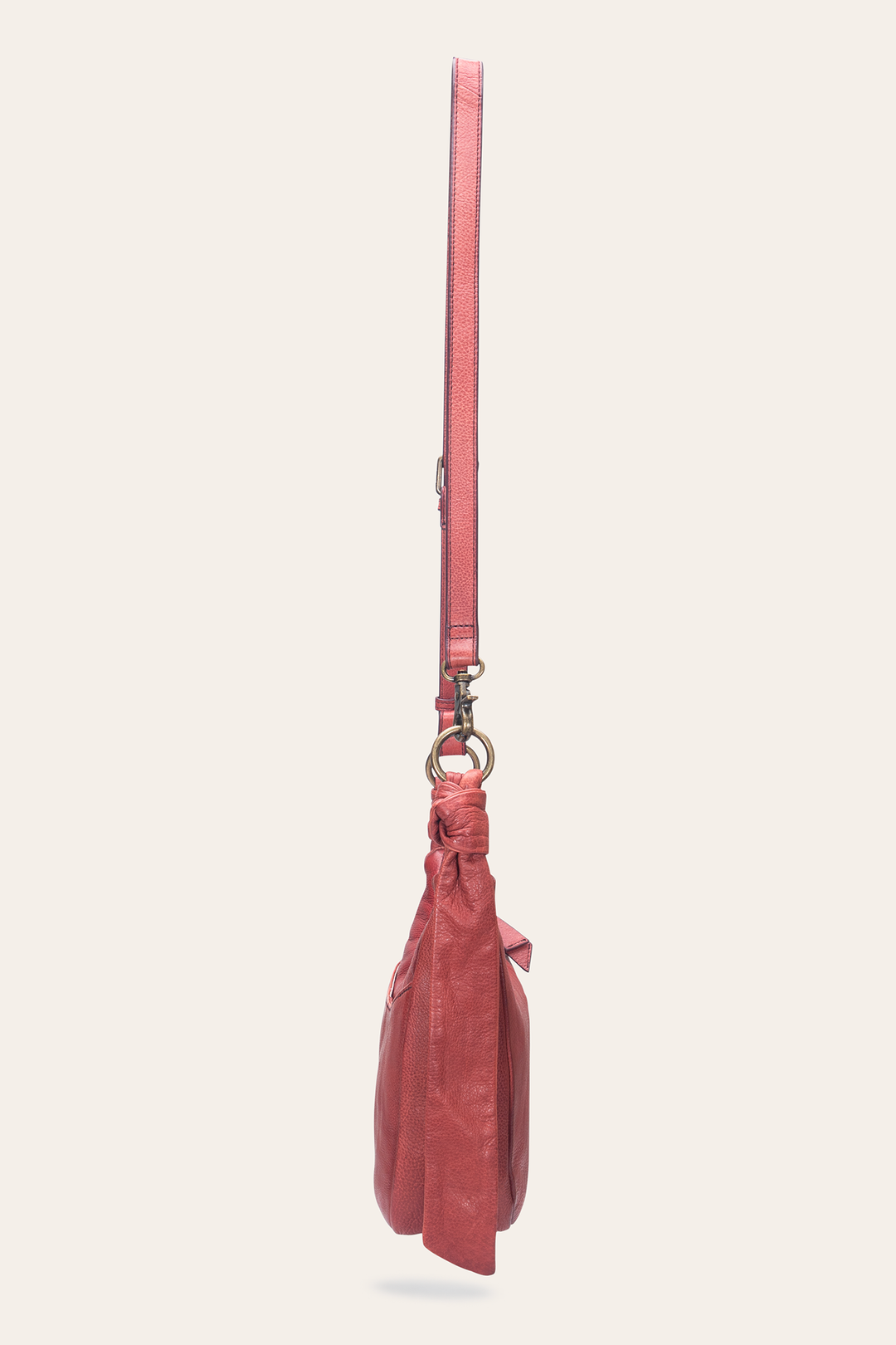 Frye Nora Knotted Crossbody in Burgundy / Burgundy