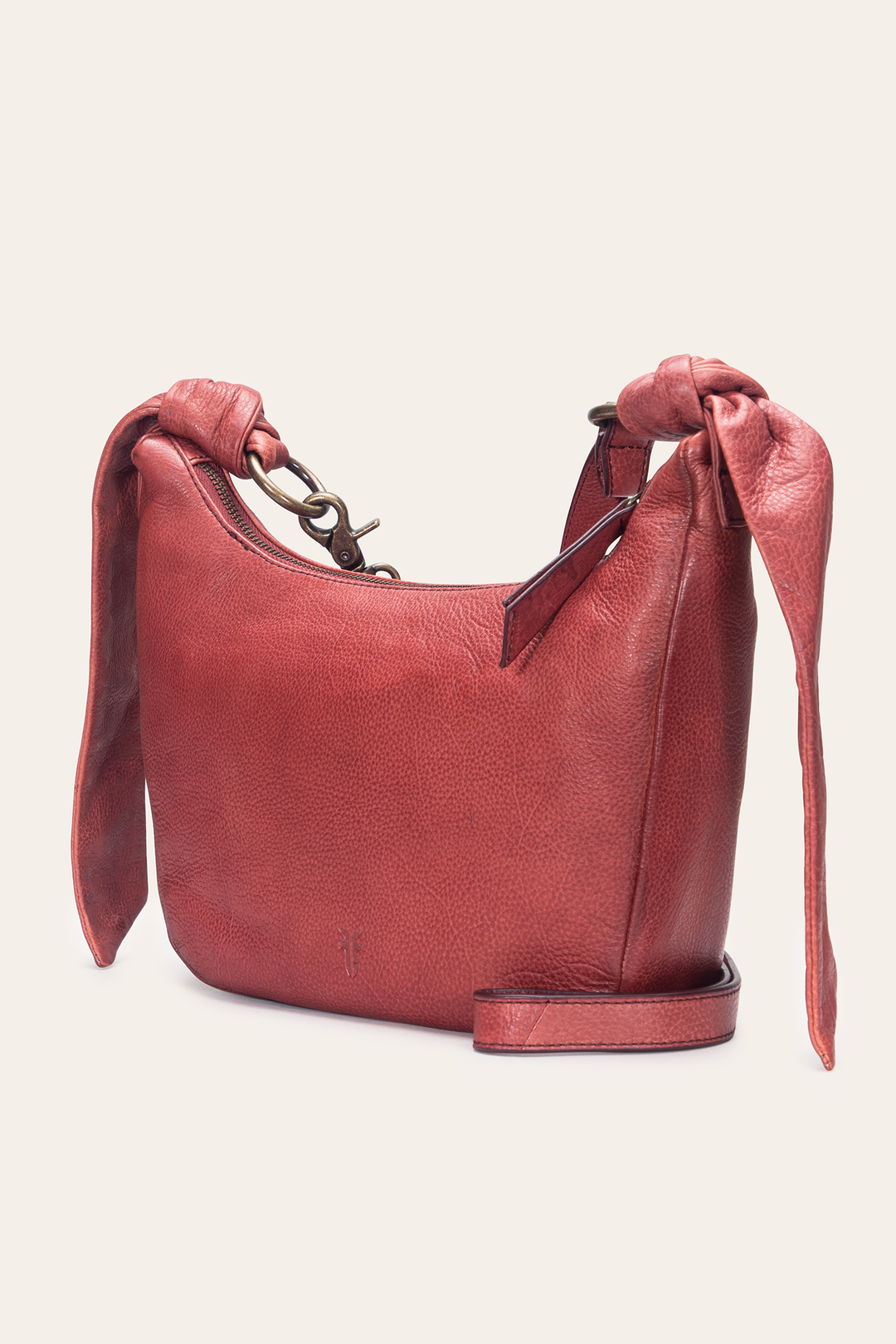 Frye Nora Knotted Crossbody in Burgundy / Burgundy