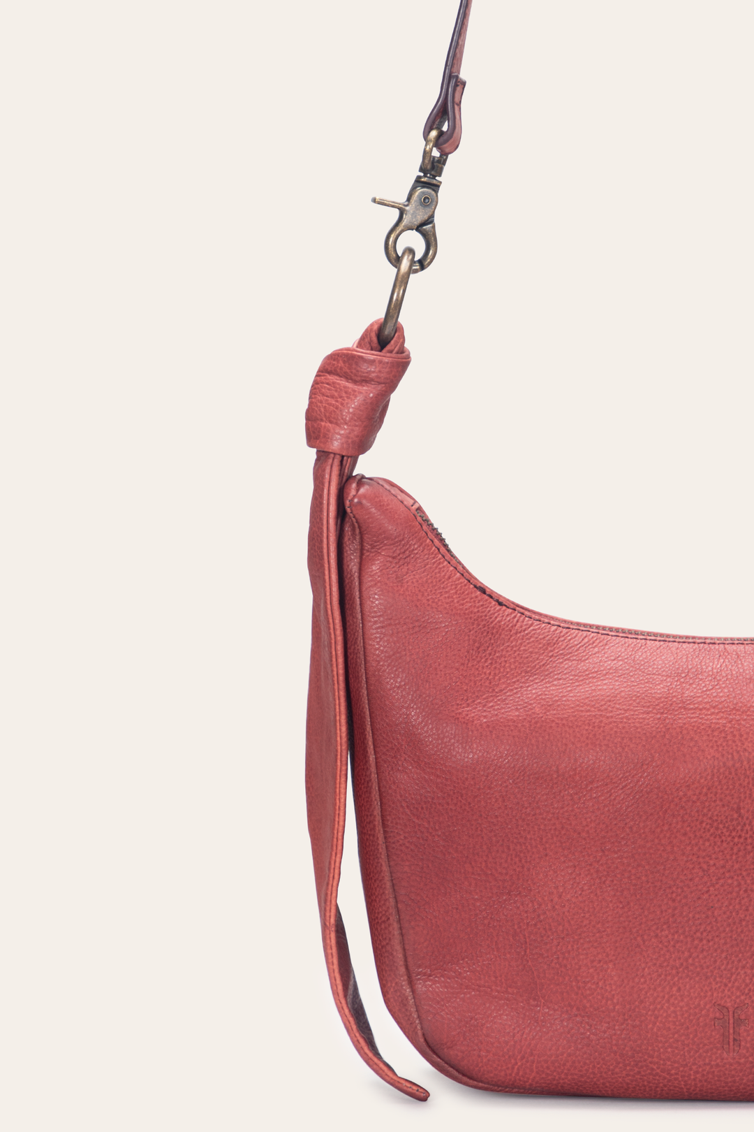 Frye Nora Knotted Crossbody in Burgundy / Burgundy