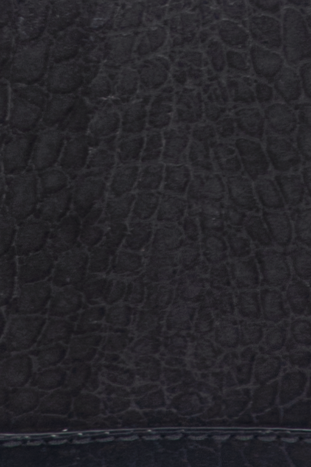Frye Melissa Black Sueded Croco Camera / Black