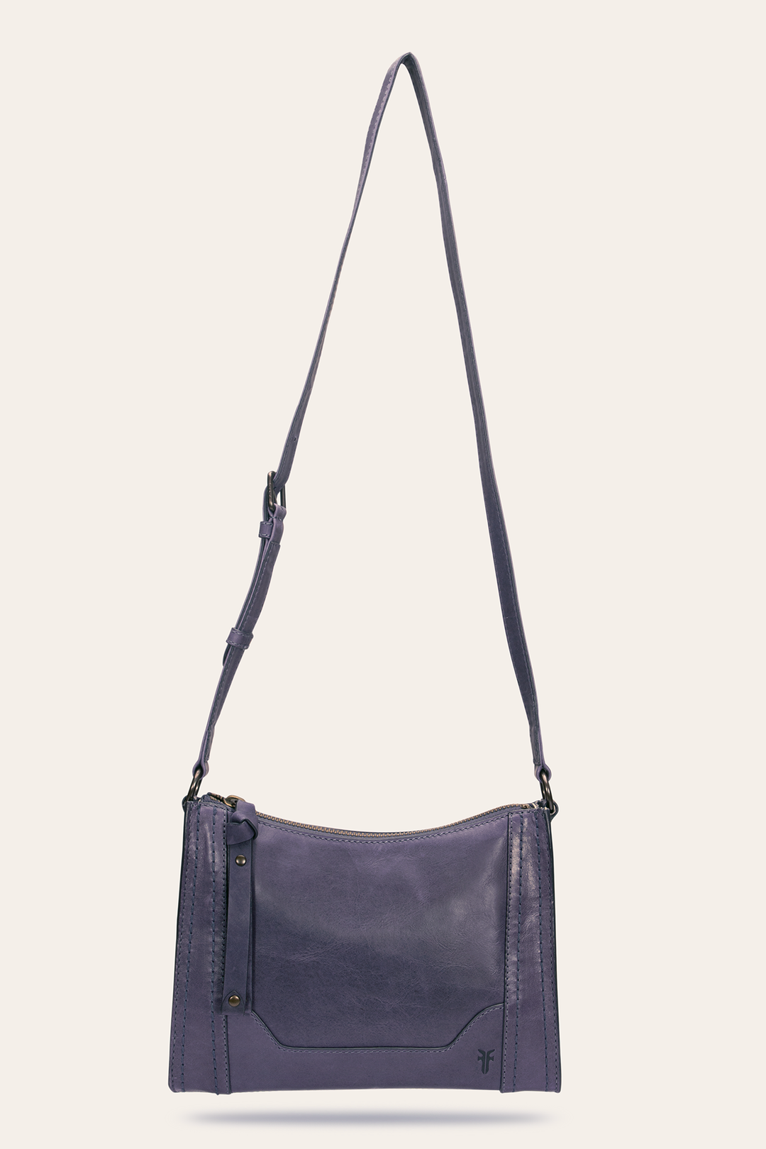 Frye Melissa Eggplant Zip Crossbody / Eggplant