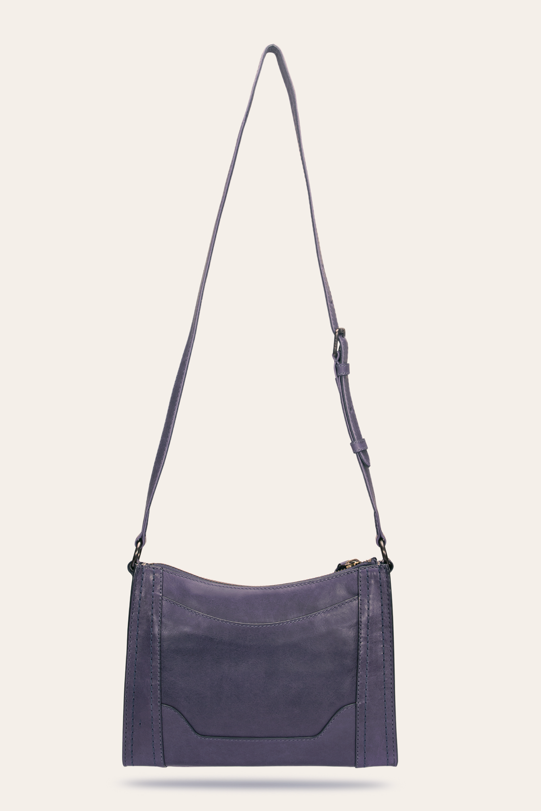 Frye Melissa Eggplant Zip Crossbody / Eggplant