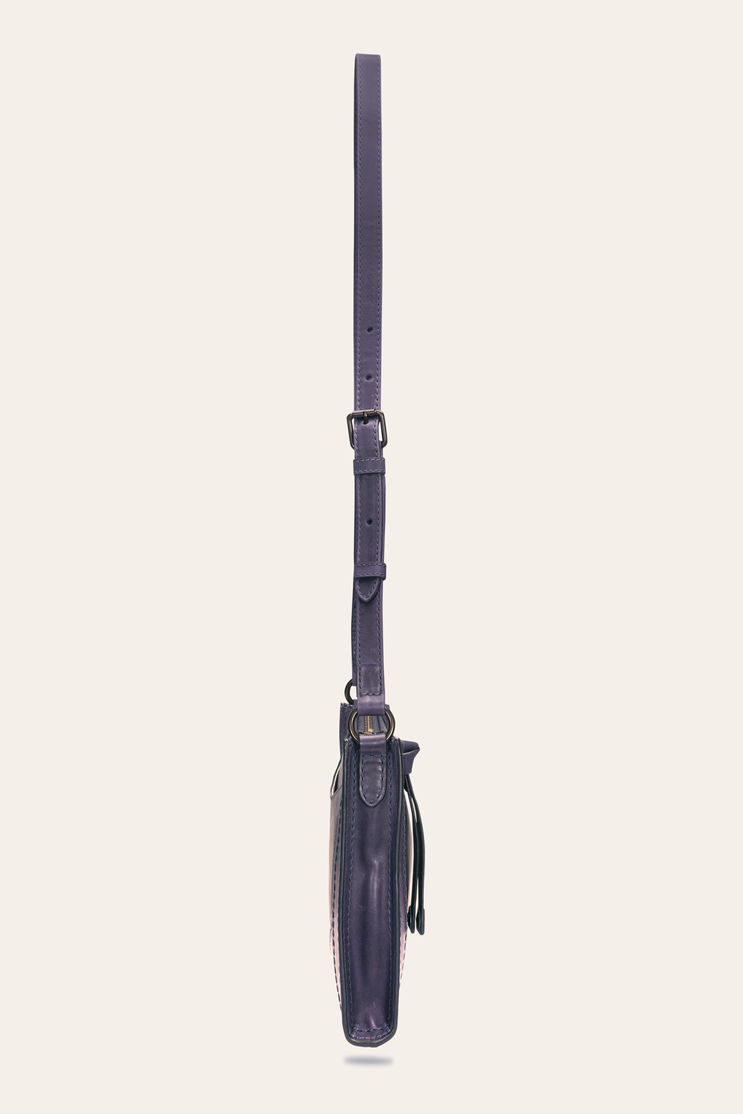 Frye Melissa Eggplant Zip Crossbody / Eggplant