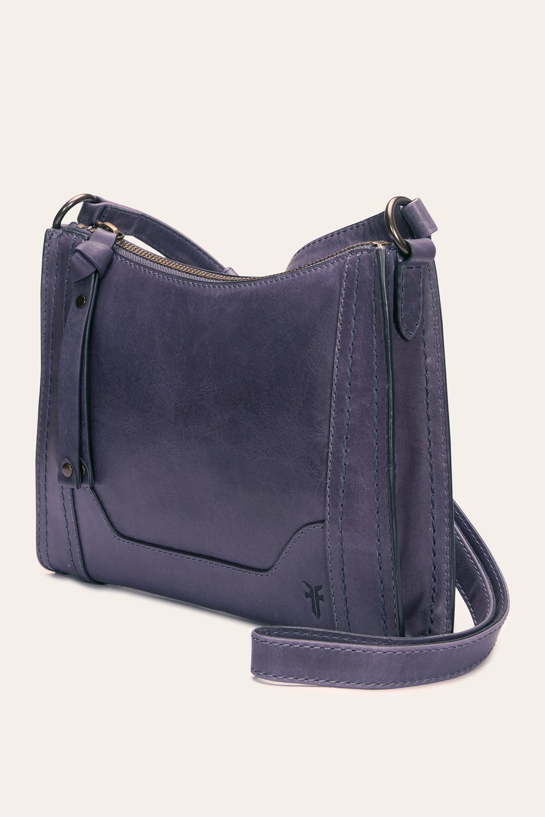 Frye Melissa Eggplant Zip Crossbody / Eggplant