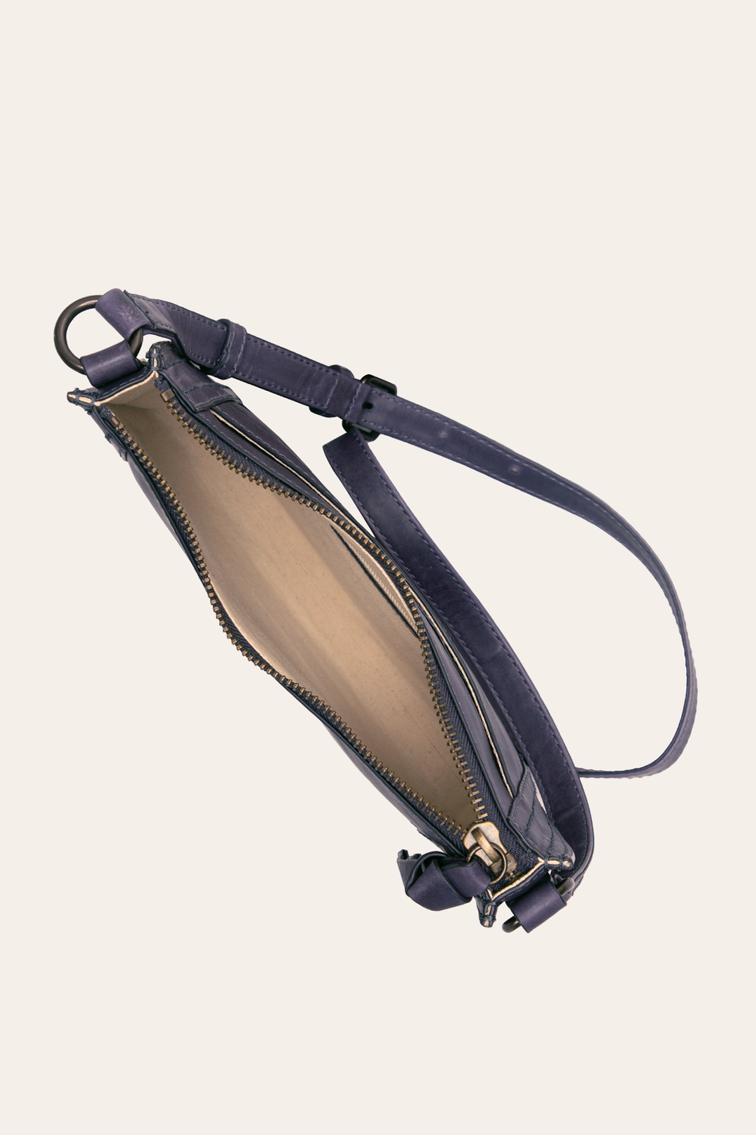Frye Melissa Eggplant Zip Crossbody / Eggplant